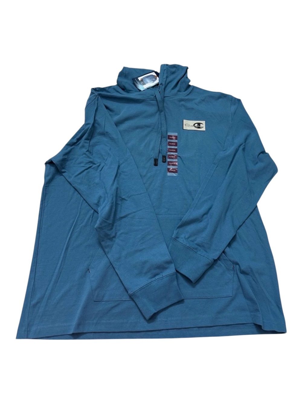 Champion Men’s Blue Pullover Hoodie – Lightweight Comfort Hoodie Size XL - Picture 2 of 6